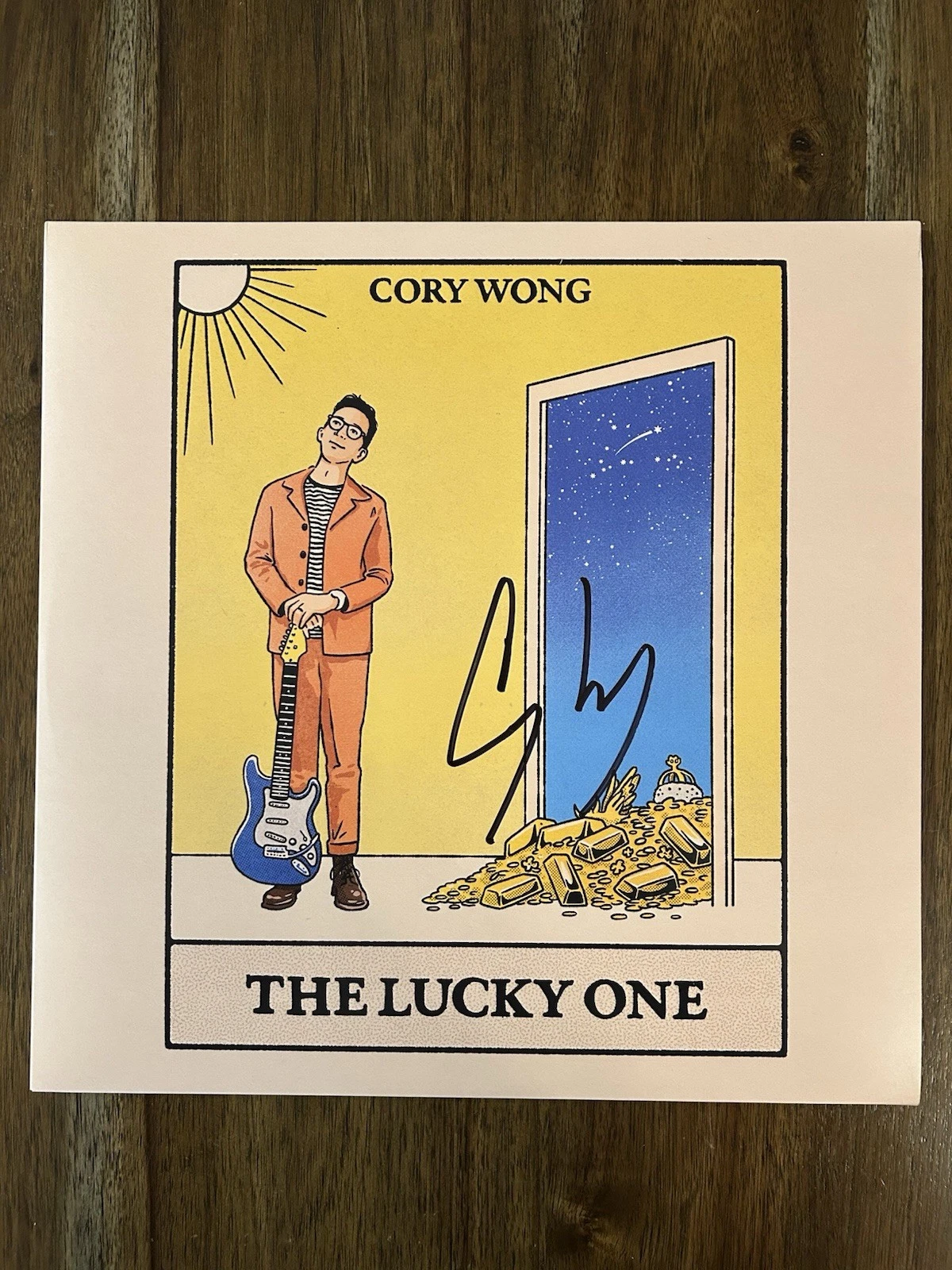 Cory Wong Signed ‘The Lucky One’ Vinyl Album Beckett Autograph