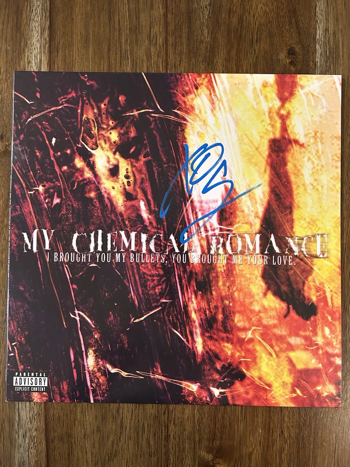 Gerard Way ‘My Chemical Romance’ Signed Vinyl Album ‘I Brought You My’ Beckett