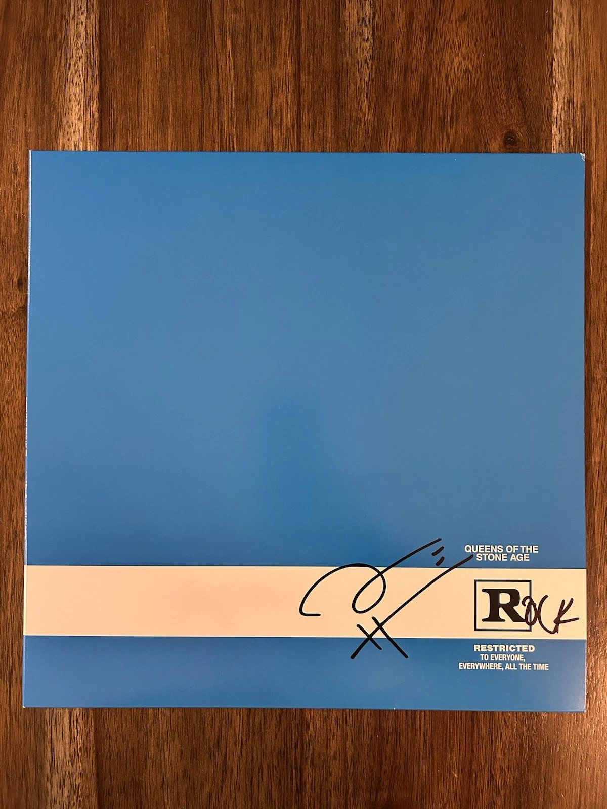 Josh Homme ‘Queens Of The Stone Age’ Band Signed Vinyl Album ‘Rated R’ Beckett