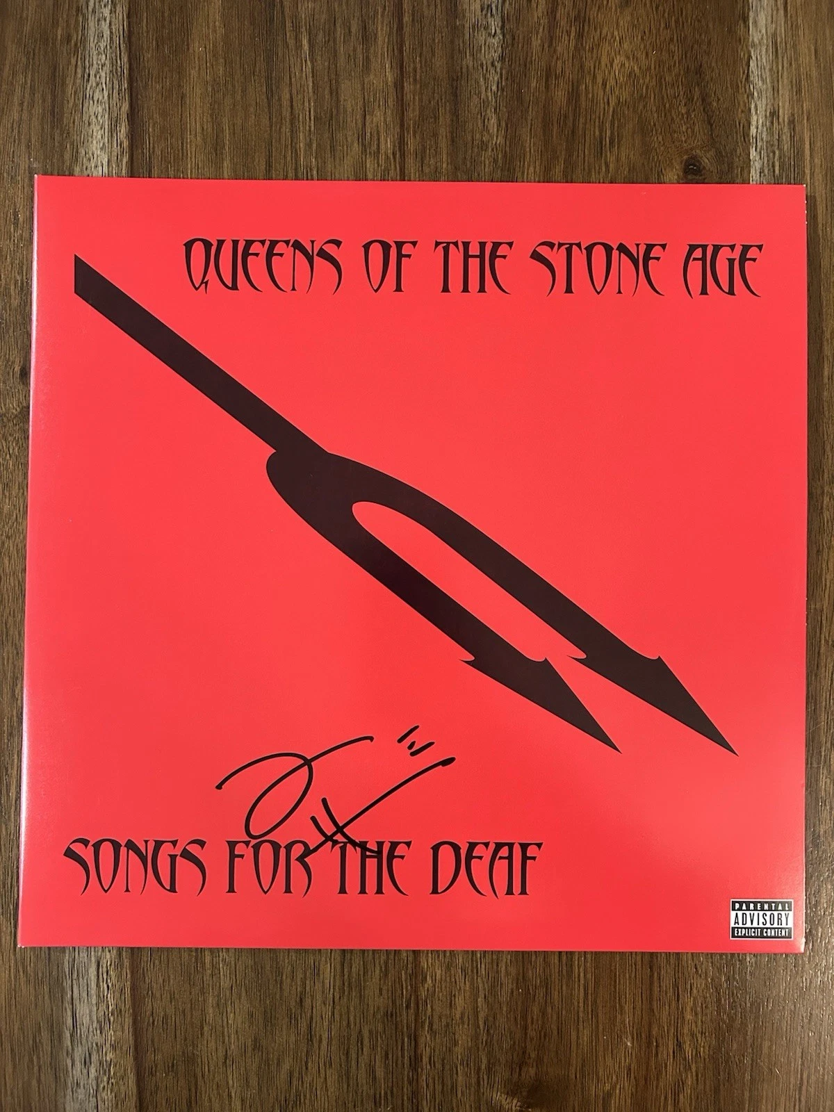 Josh Homme Queens Of The Stone Age Signed Vinyl Album Songs For The Deaf Beckett