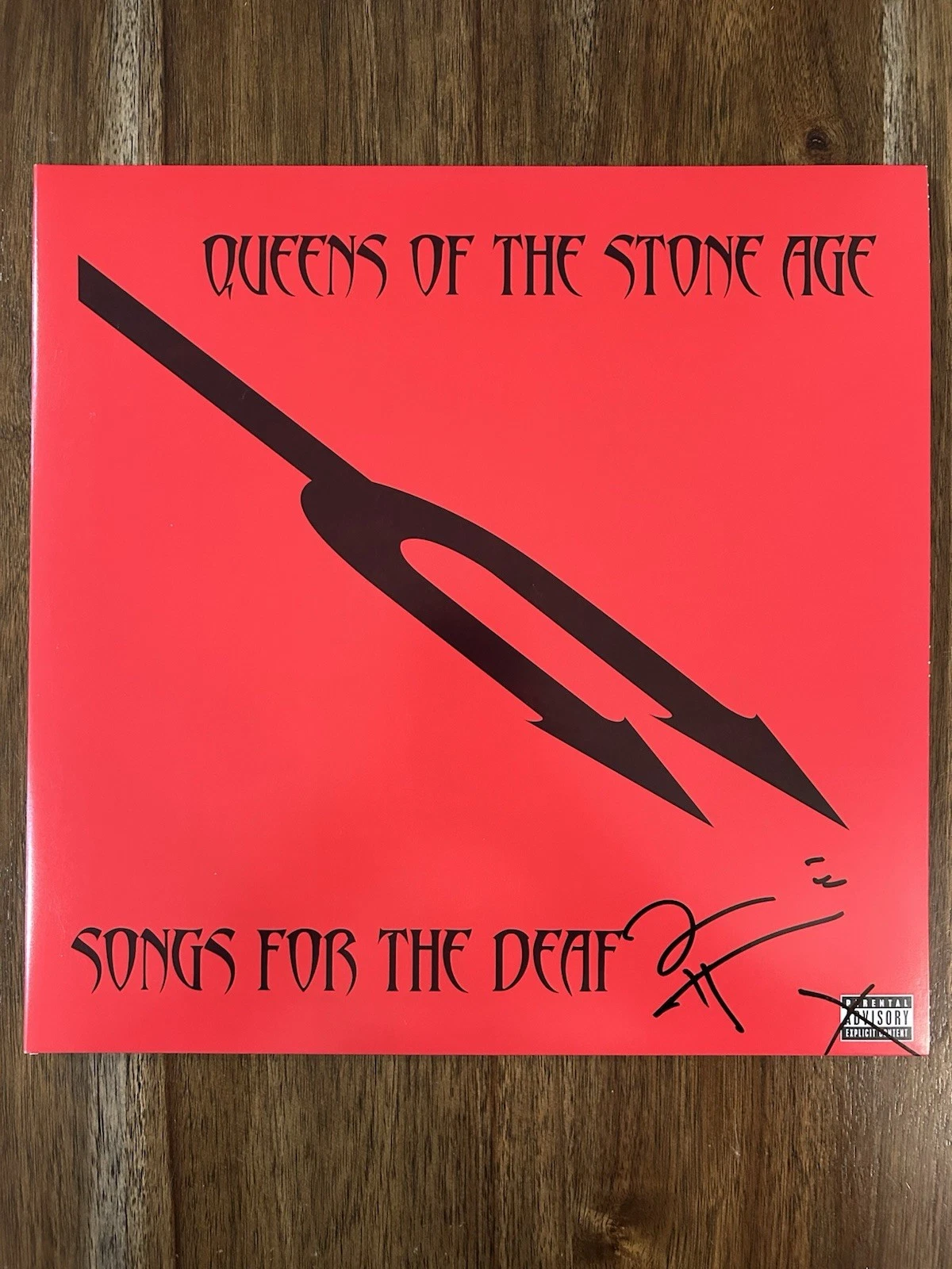 Josh Homme Queens Of The Stone Age Signed Vinyl Album Songs For The Deaf Beckett