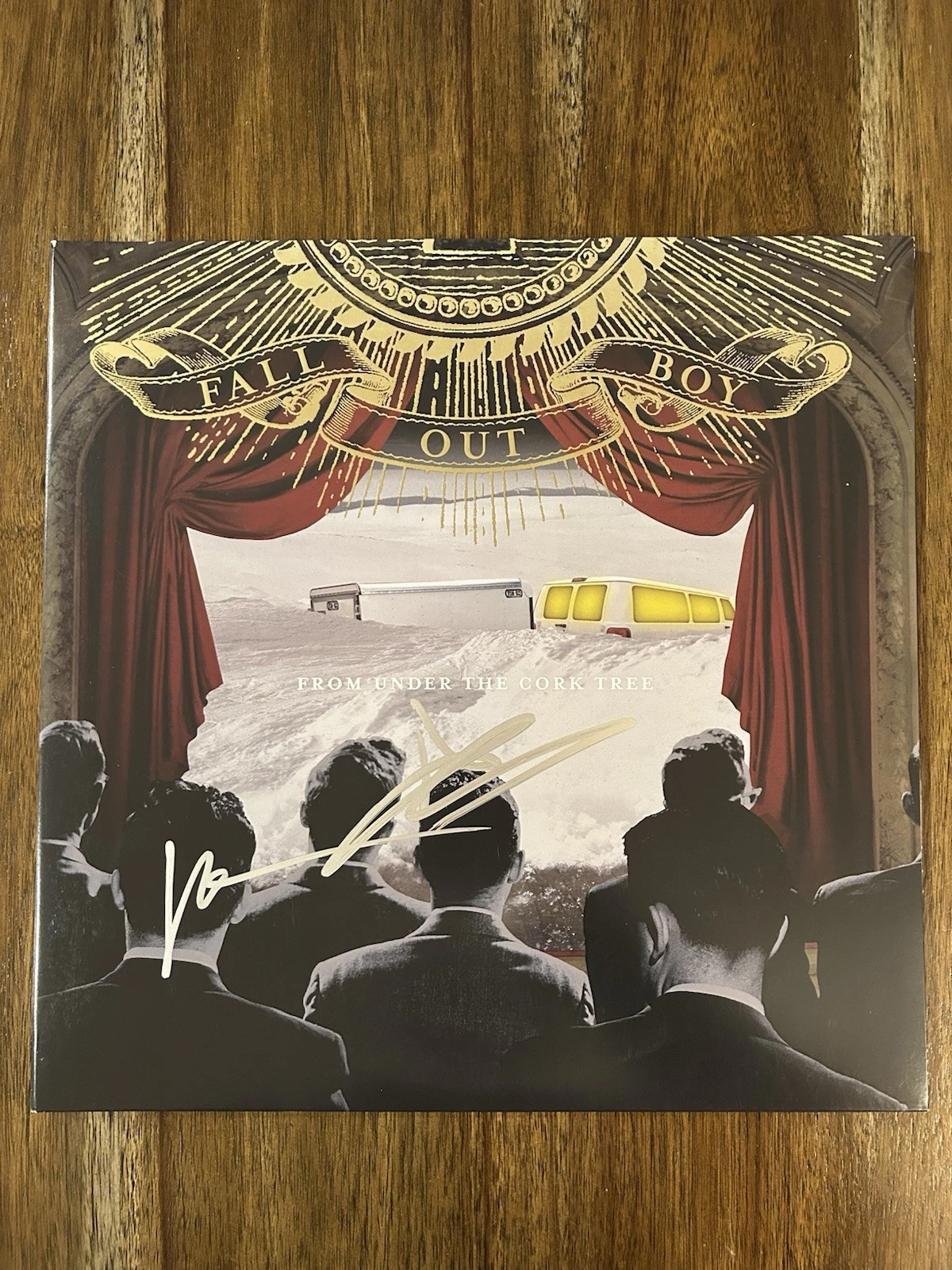 Patrick Stump & Andy ‘Fall Out Boy’ Signed Vinyl Album ‘From Under’ Beckett