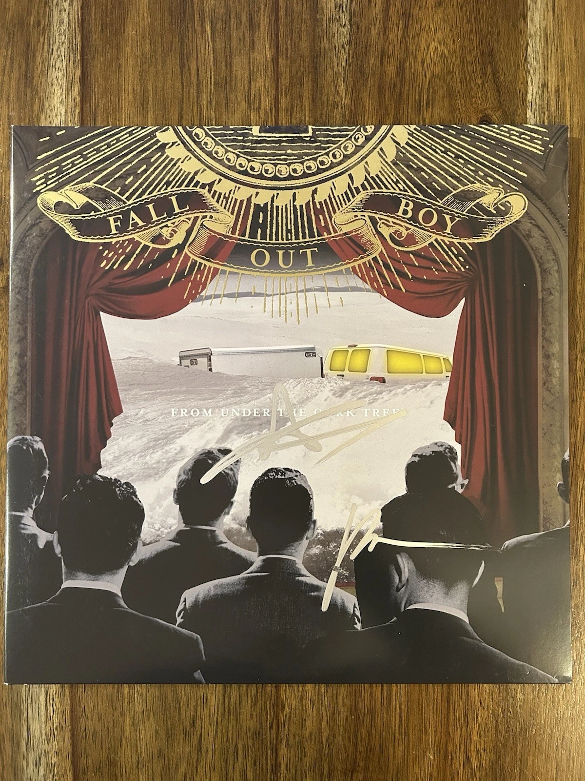 Patrick Stump & Andy ‘Fall Out Boy’ Signed Vinyl Album ‘From Under’ Beckett