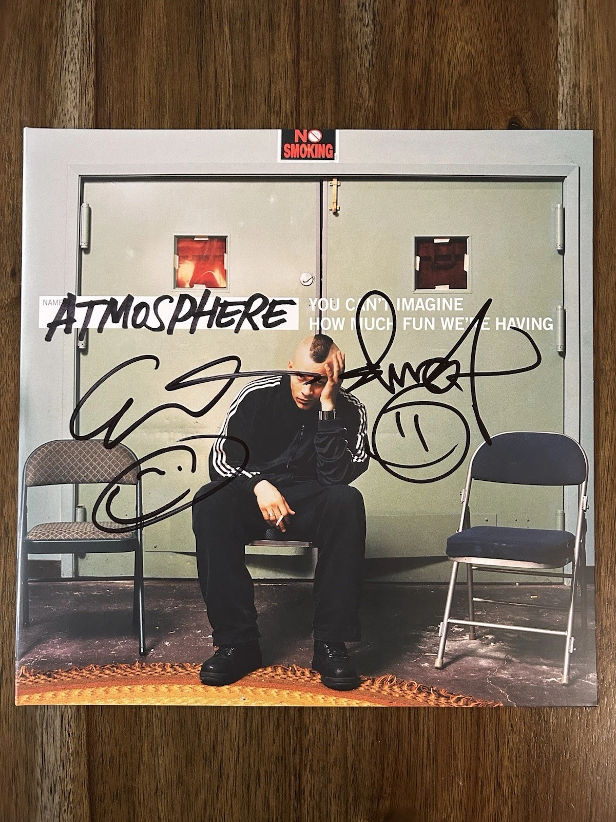‘ATMOSPHERE’ SLUG AND ANT SIGNED VINYL ALBUM ‘YOU CAN’T IMAGINE’ BECKETT COLLECTIBLE MEMORABILIA