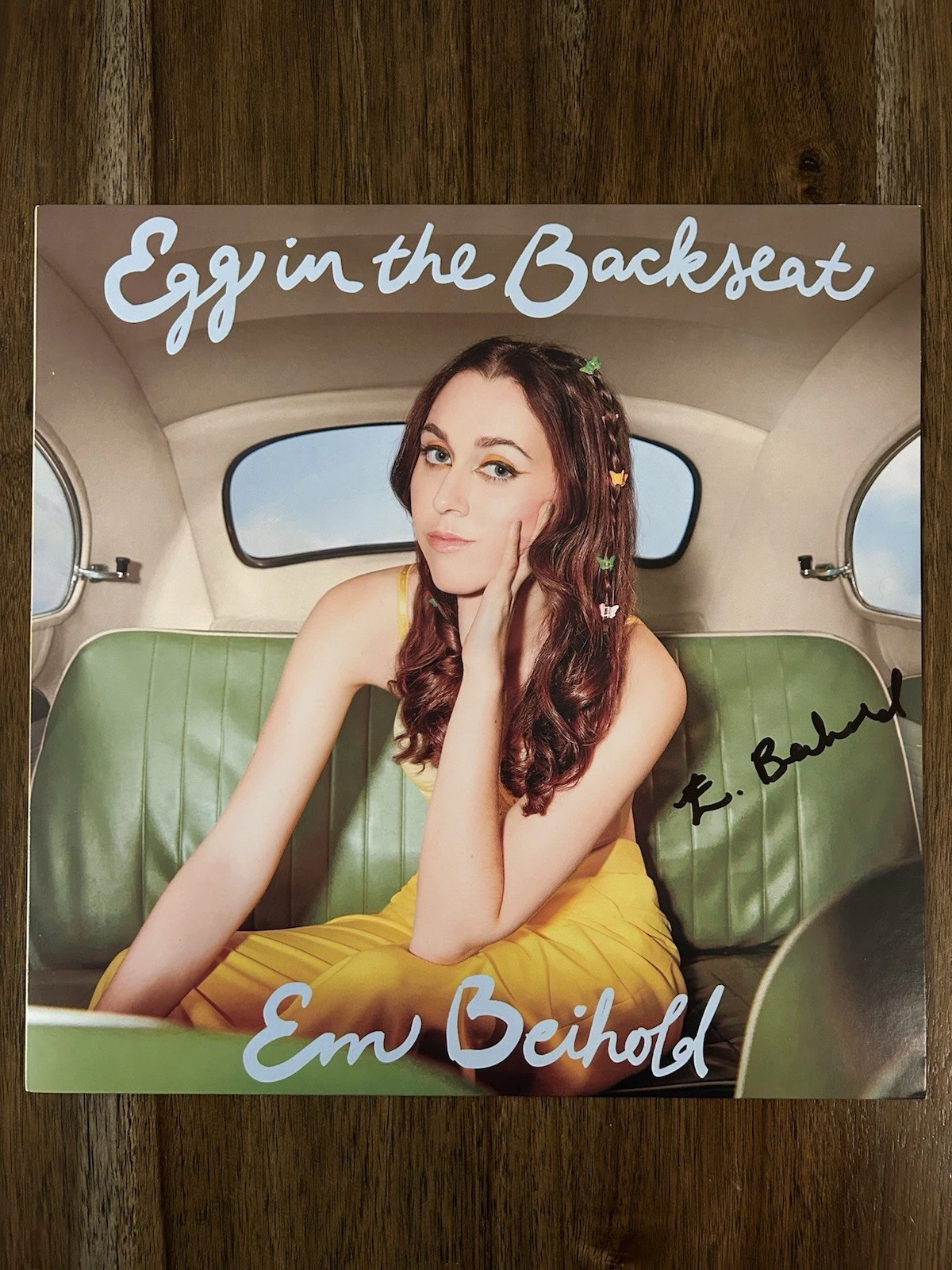 ‘Em Beihold’ Signed Vinyl Album ‘Egg In The Backseat’ Beckett Autograph