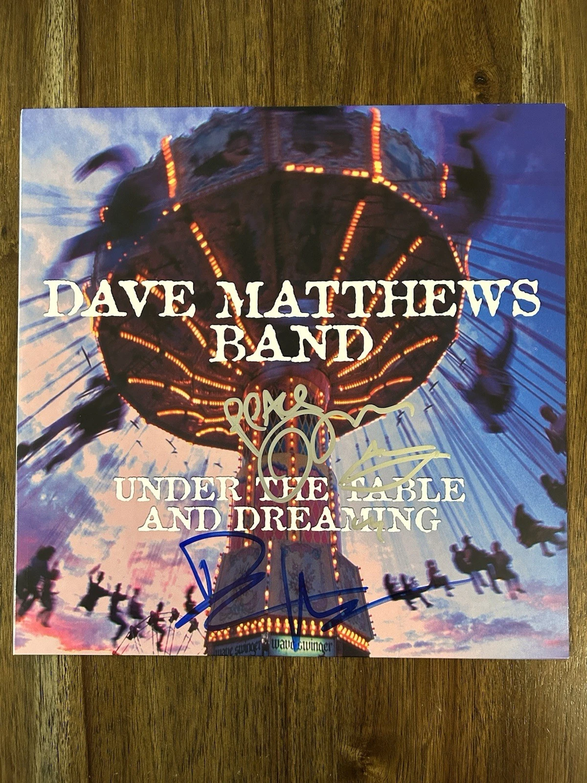 ‘Dave Matthews & Tim Reynolds’ Signed ‘Under The Table And’ Vinyl Album Beckett
