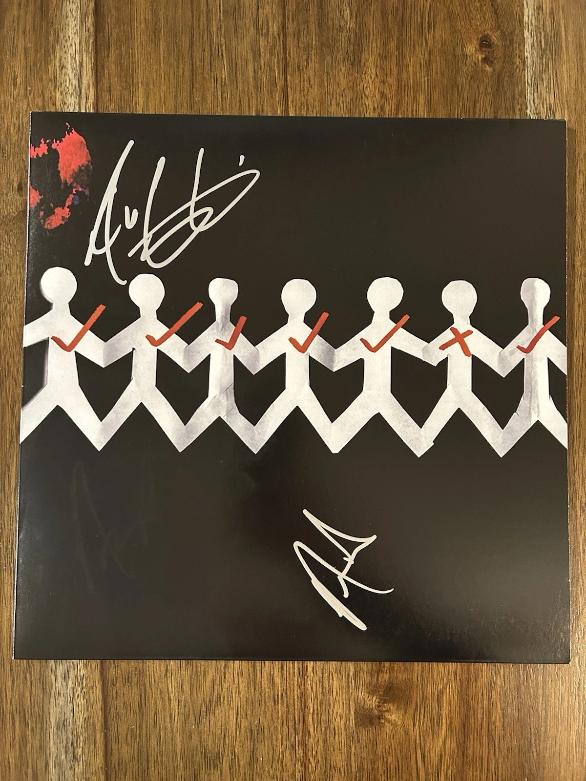 Adam Gontier & Neil ‘Three Days Grace’ Band Signed ‘One-X’ Vinyl Album Beckett