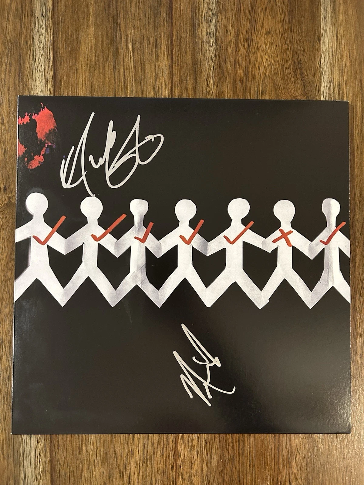 Adam Gontier & Neil ‘Three Days Grace’ Band Signed ‘One-X’ Vinyl Album Beckett