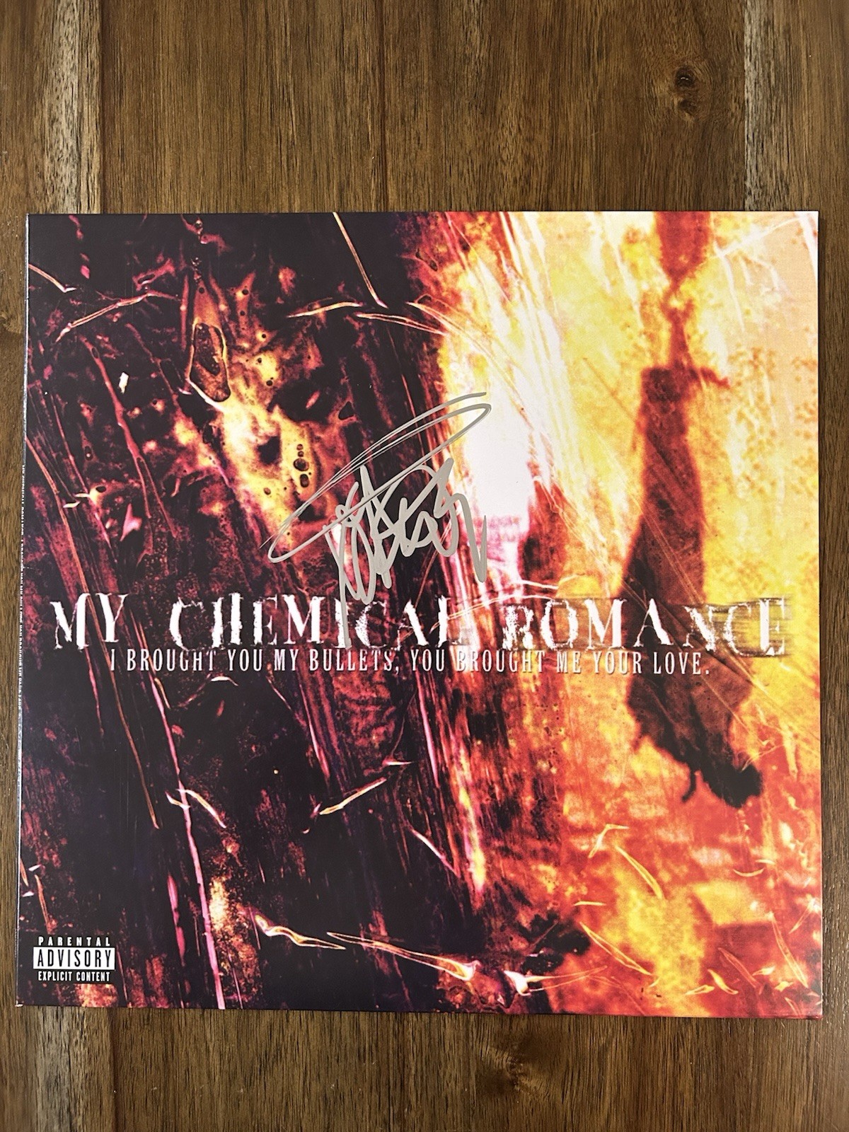 Frank Iero Signed ‘My Chemical Romance’ Vinyl Album ‘I Brought You My’ Beckett