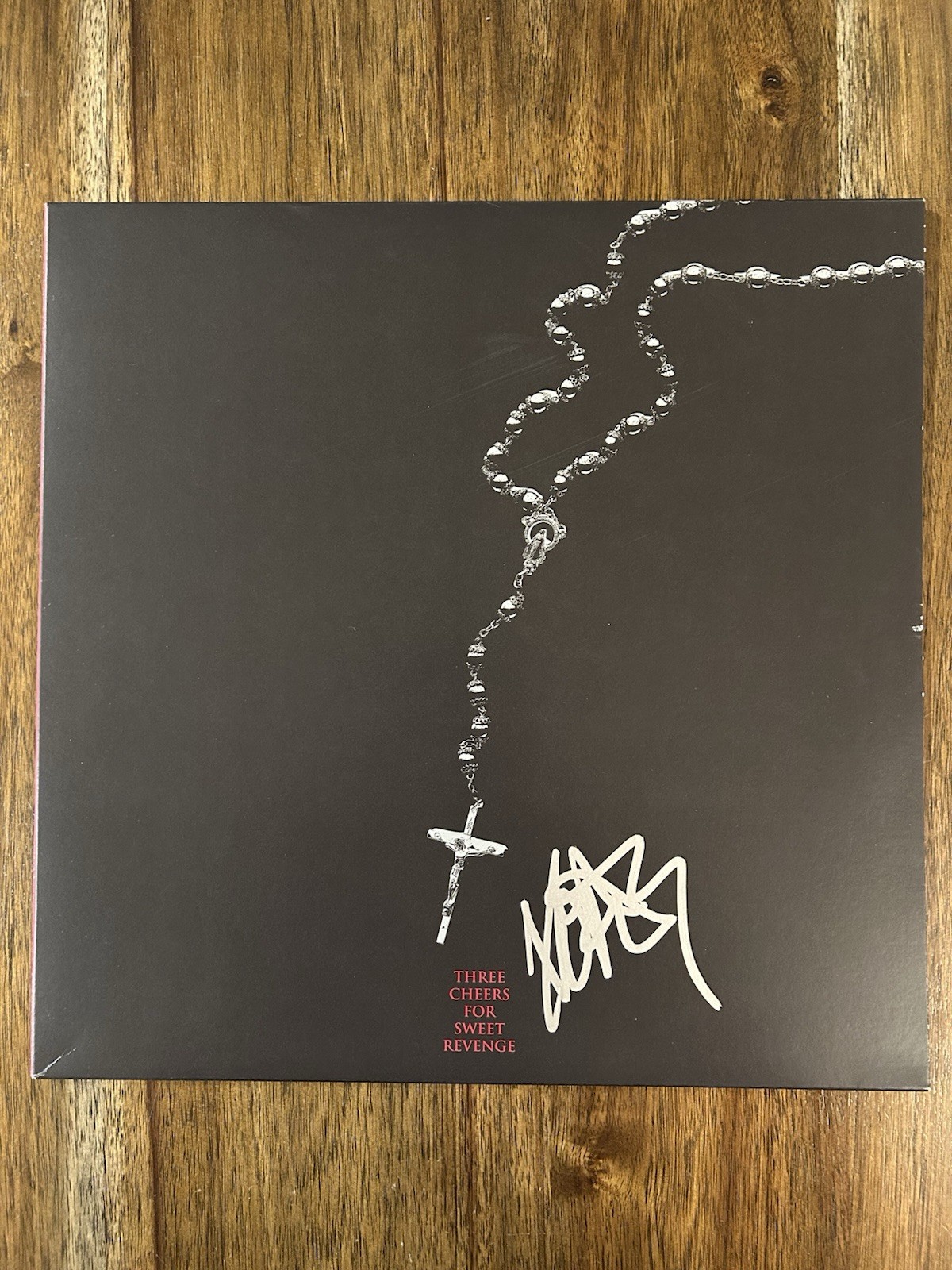 Frank Iero Signed ‘My Chemical Romance’ Vinyl Album ‘Three Cheers For’ Beckett