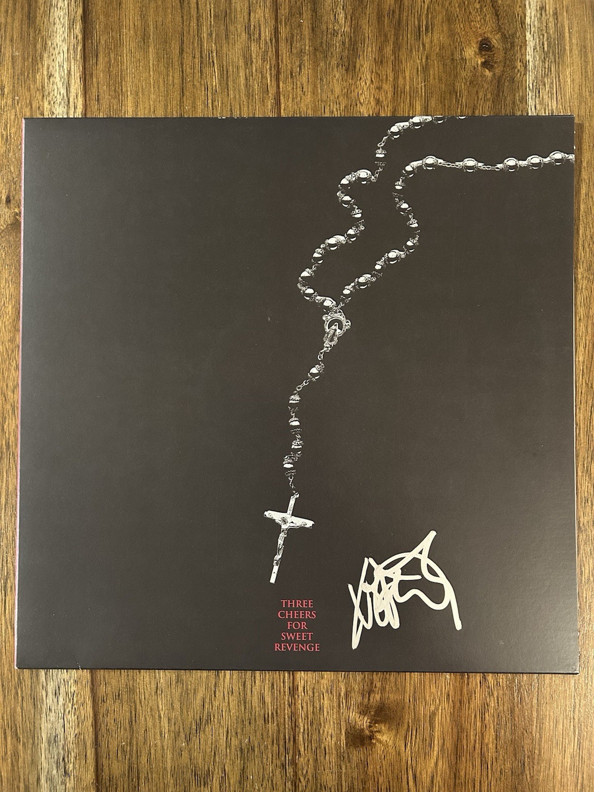 Frank Iero Signed ‘My Chemical Romance’ Vinyl Album ‘Three Cheers For’ Beckett