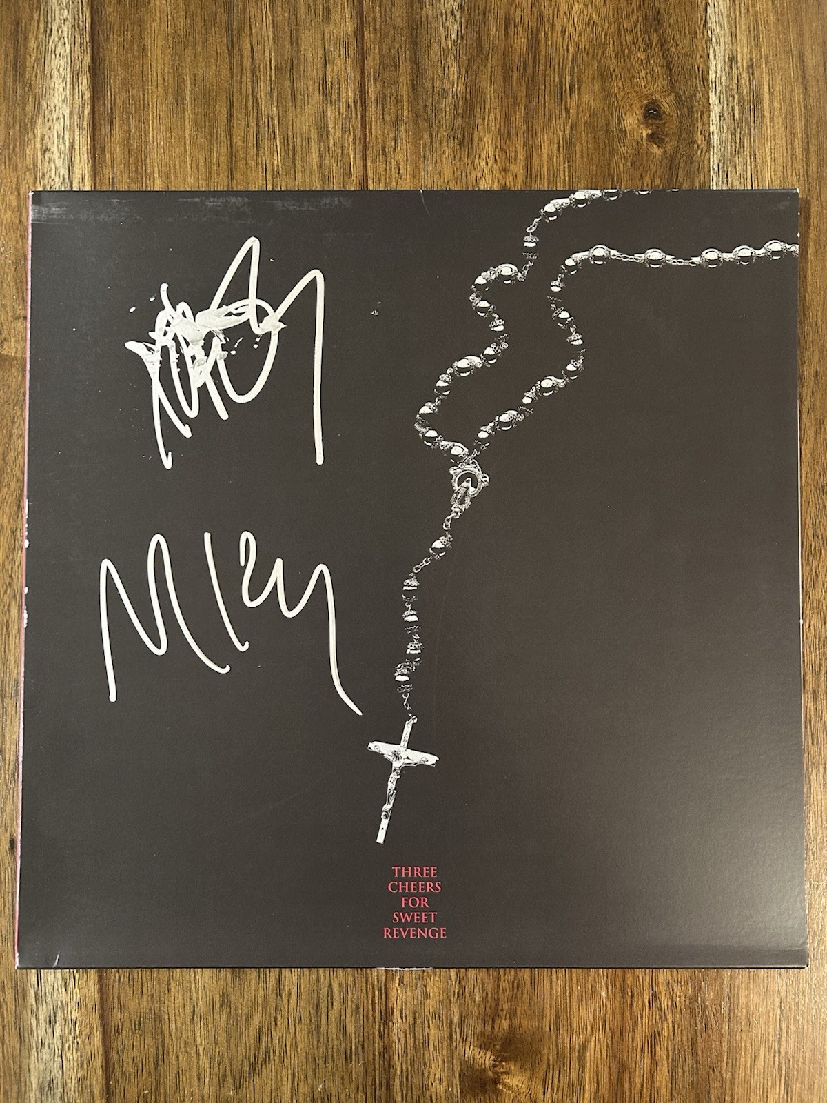 Frank Iero & Mikey Way Signed ‘My Chemical Romance’ Vinyl Album Beckett