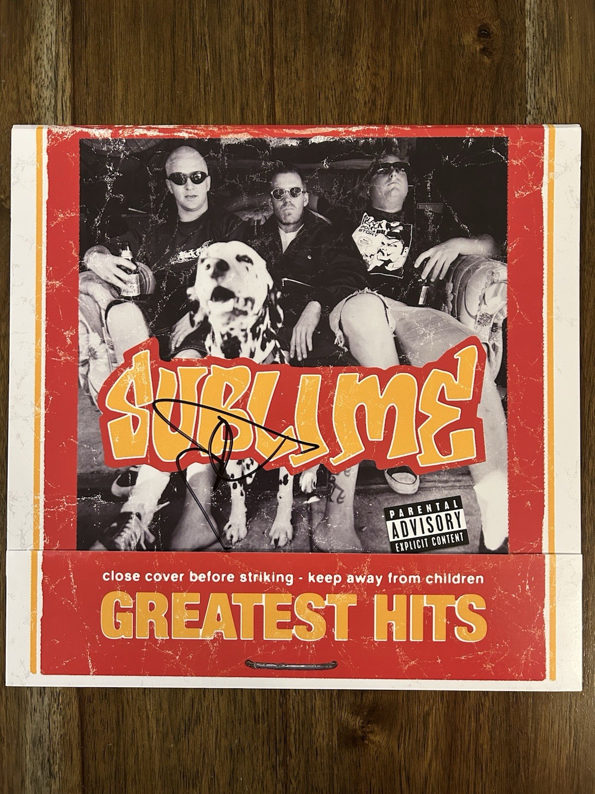 Eric Wilson ‘Sublime’ Bassist Signed Vinyl Album ‘Greatest Hits’ Beckett