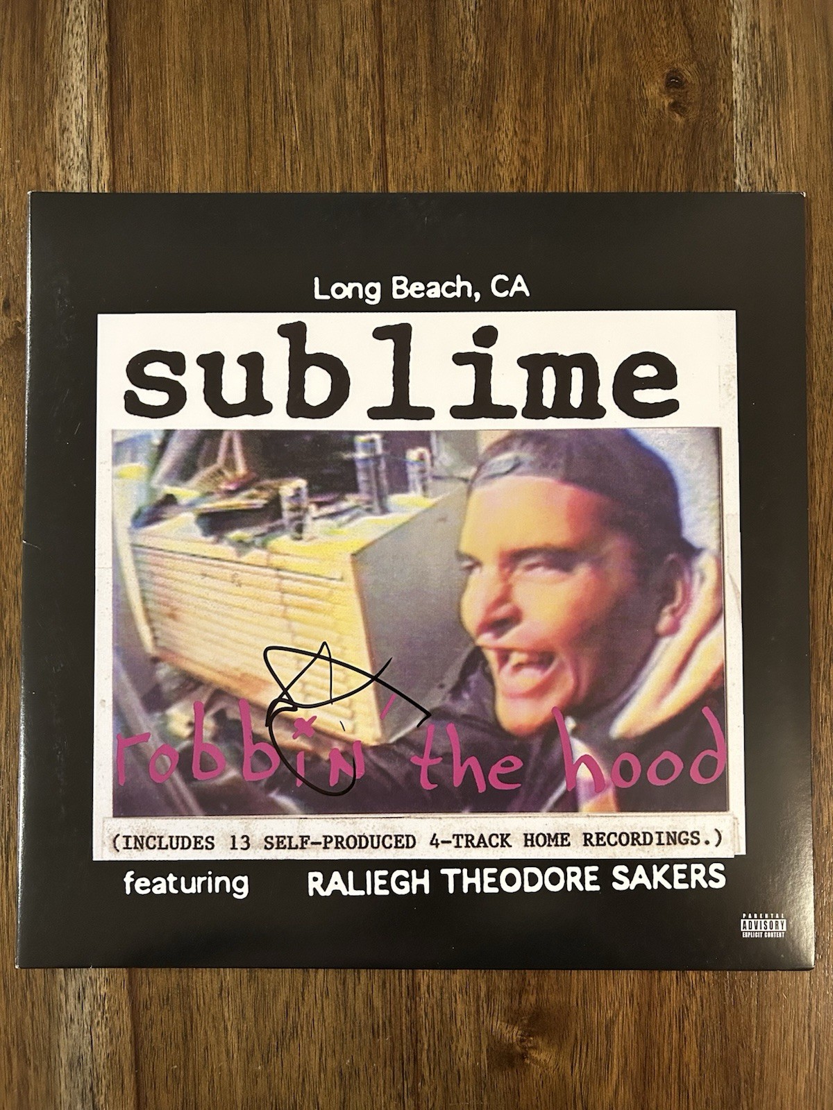 Eric Wilson ‘Sublime’ Bassist Signed Vinyl Album ‘Robbin’ The Hood’ Beckett