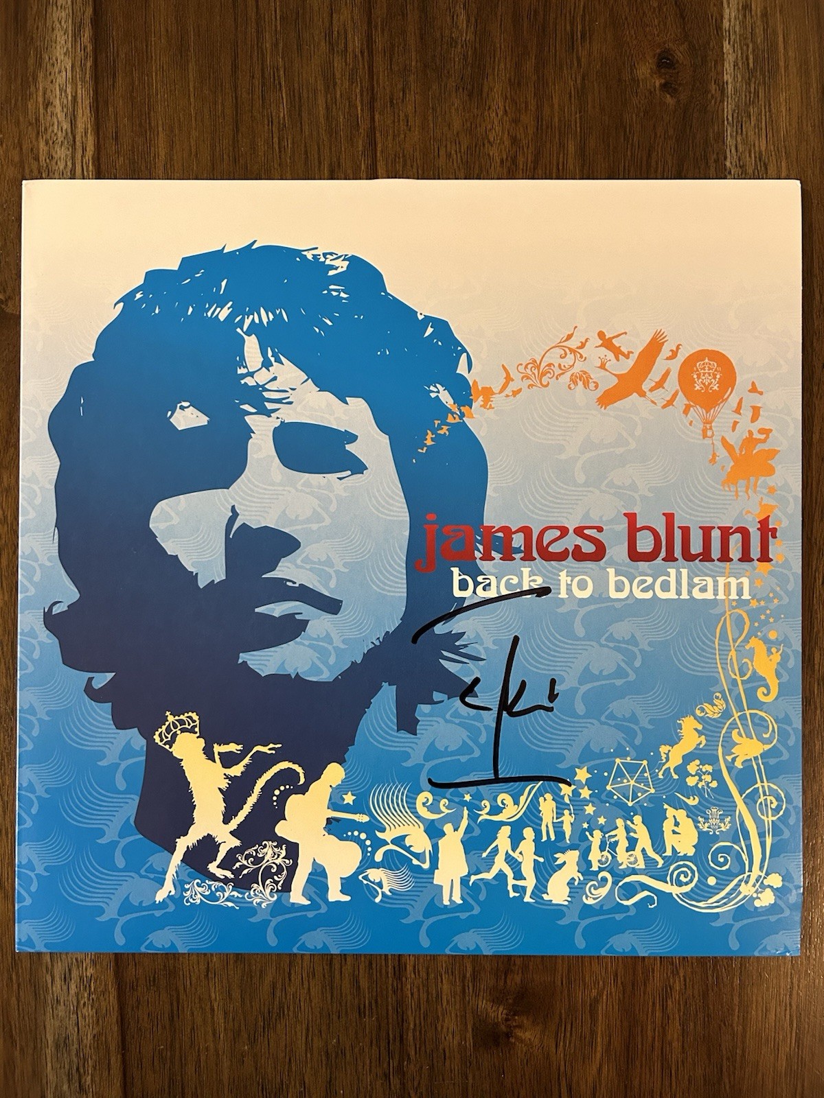 James Blunt 'Back to Bedlam' Signed Vinyl Album Beckett Autograph