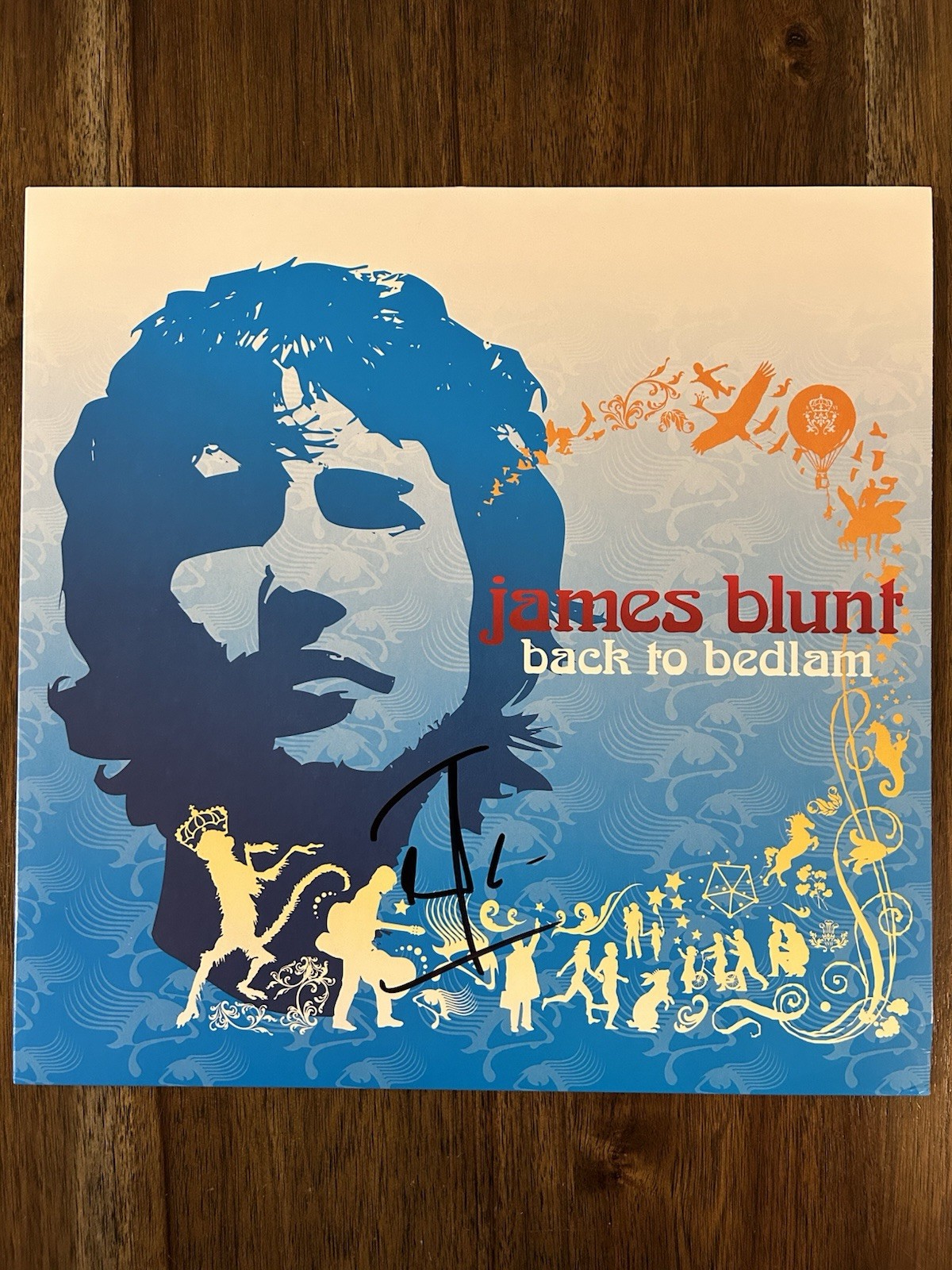 James Blunt 'Back to Bedlam' Signed Vinyl Album Beckett Autograph