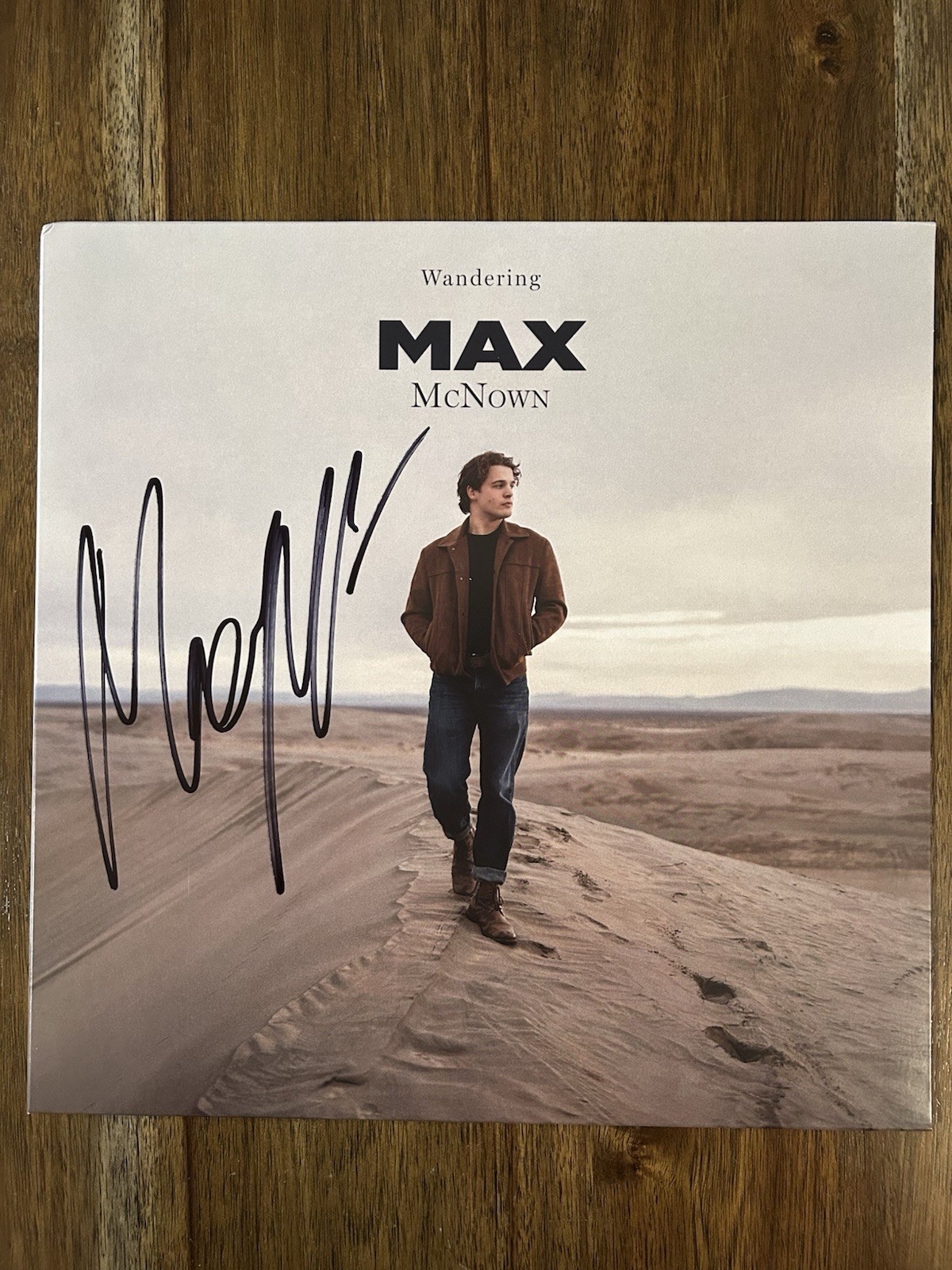 Max McNown Signed Vinyl Album ‘Wandering’ Beckett Certified Autograph