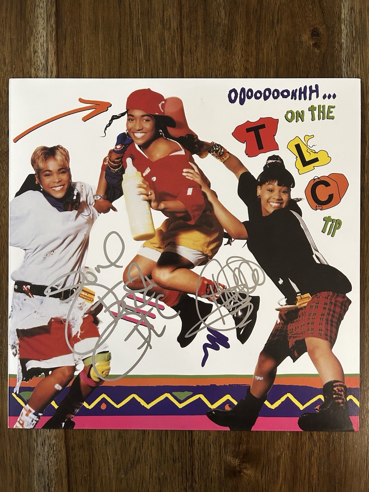 ‘TLC’ Signed Vinyl Album ‘On The TLC Tip’ T-Boz & Chilli Beckett Certified