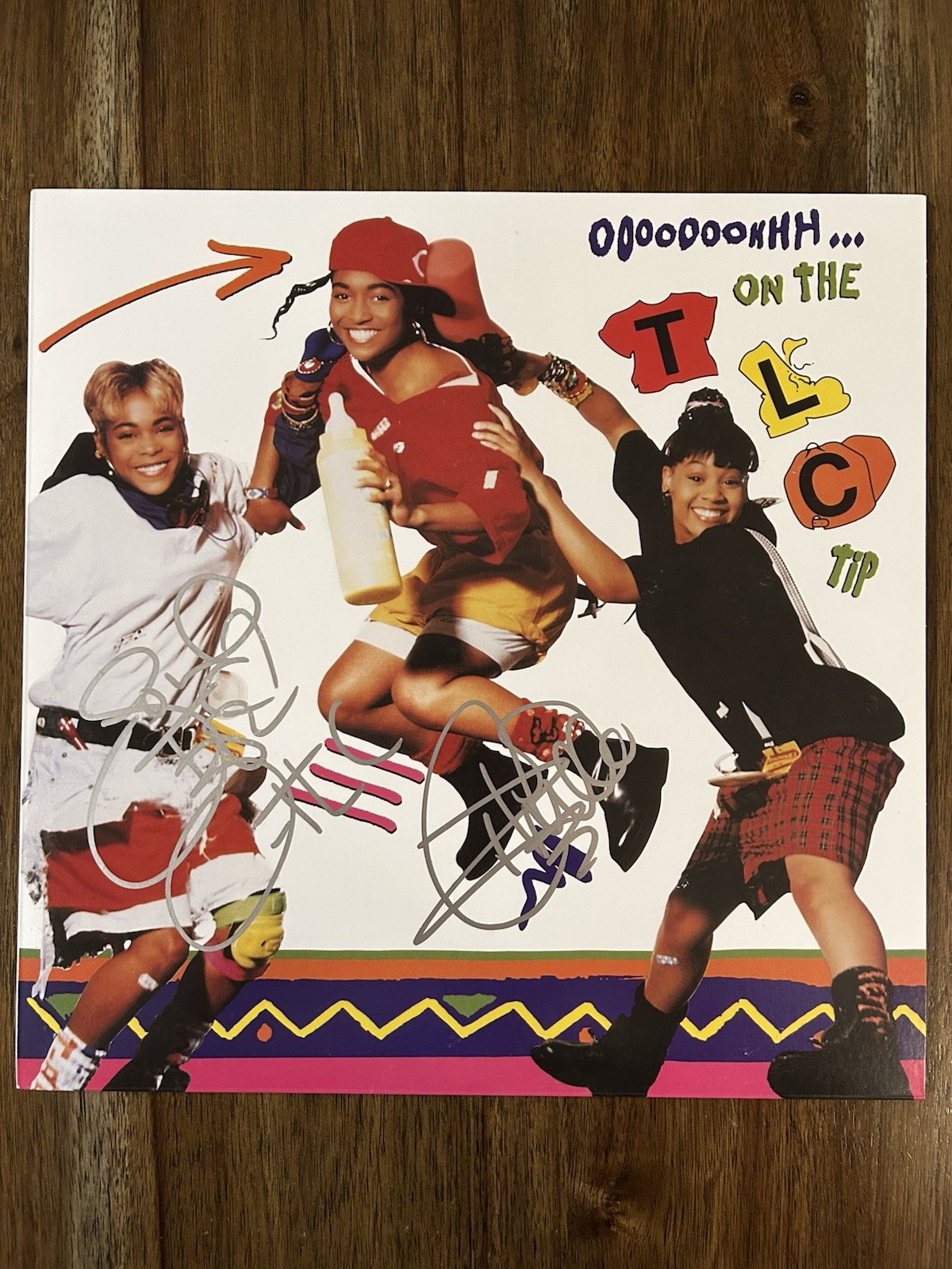‘TLC’ Signed Vinyl Album ‘On The TLC Tip’ T-Boz & Chilli Beckett Certified