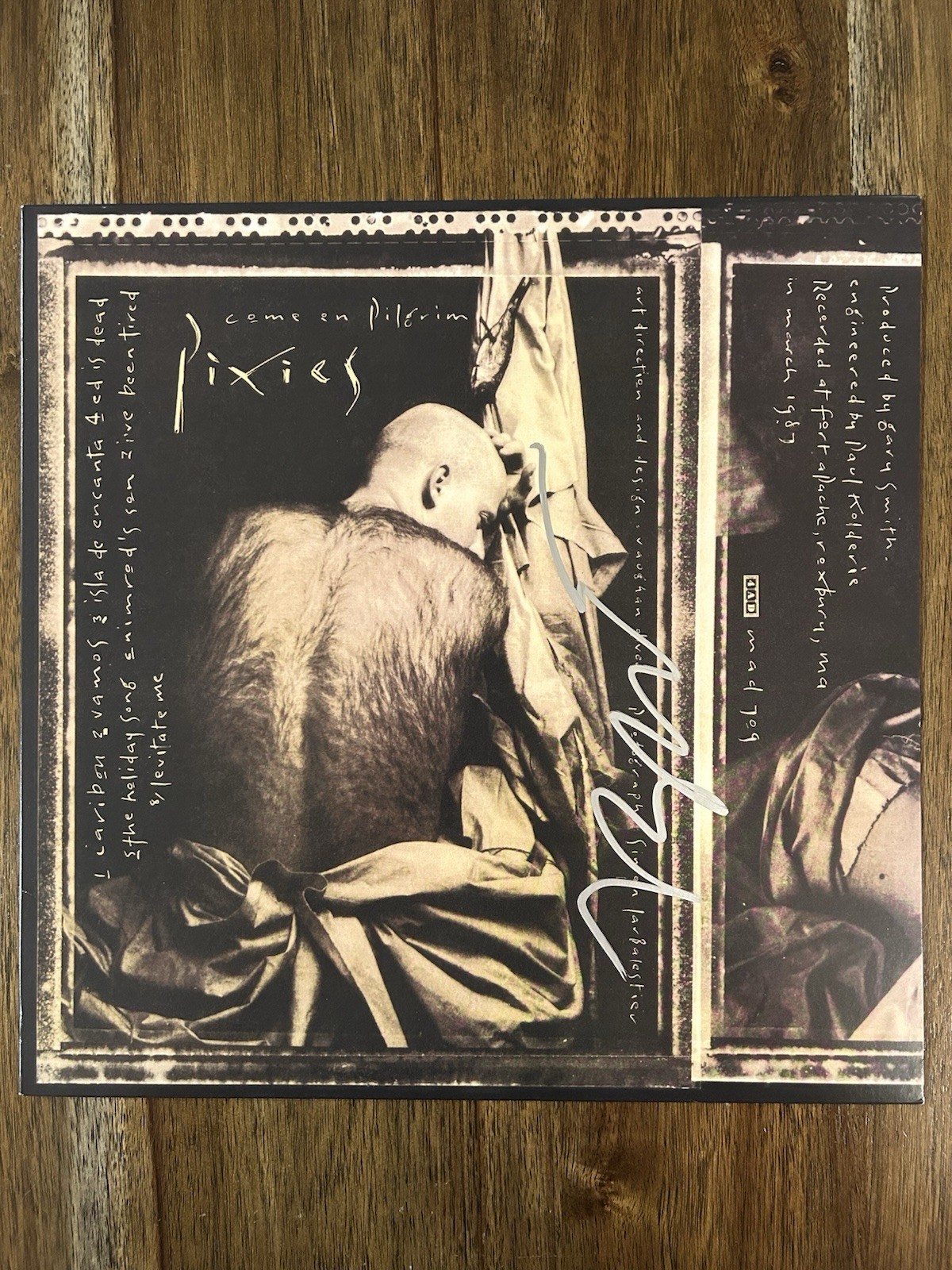 Black Francis ‘The Pixies’ Signed ‘Come On Pilgrim’ Vinyl Beckett Frank Black