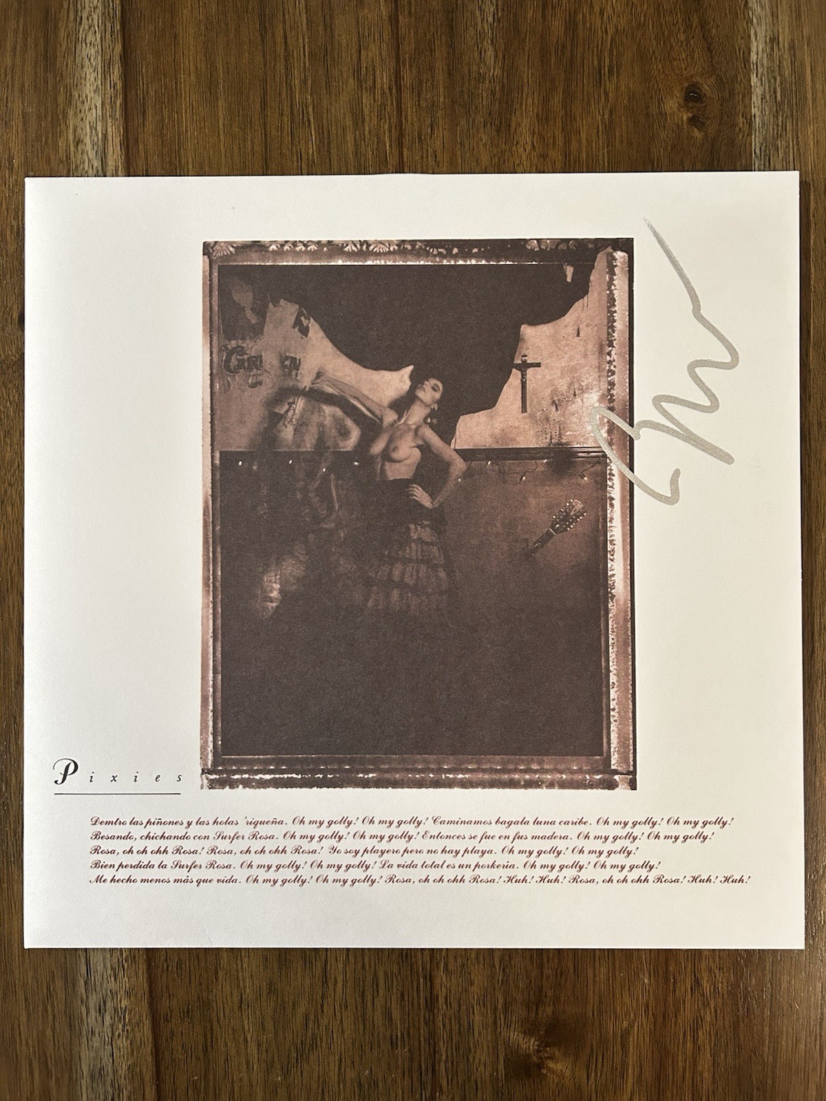 Black Francis ‘The Pixies’ Signed ‘Surfer Rosa’ Vinyl Beckett Frank Black