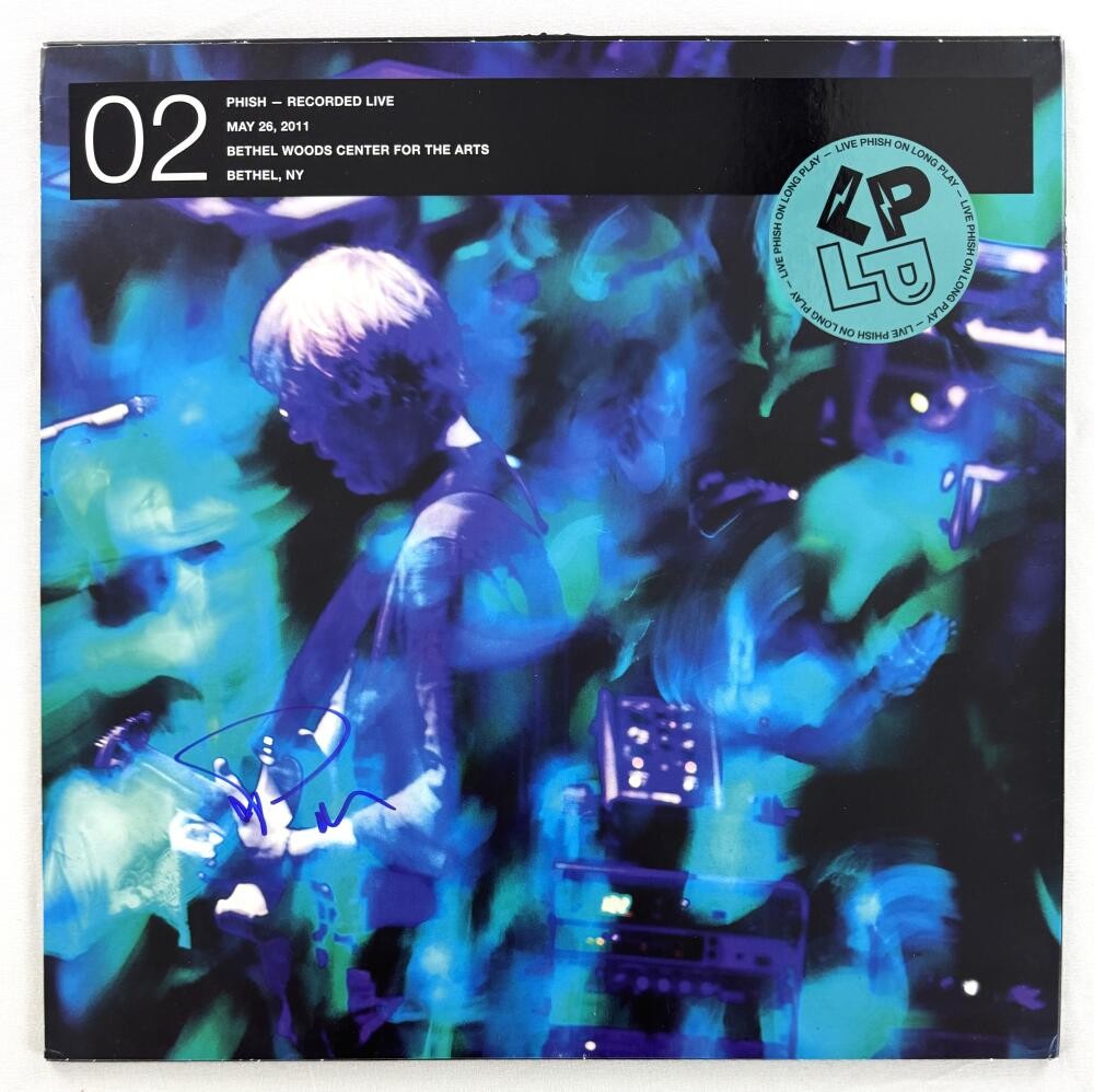 Trey Anastasio Phish Signed Autograph Album Vinyl Record Live Bethel NY JSA COA
