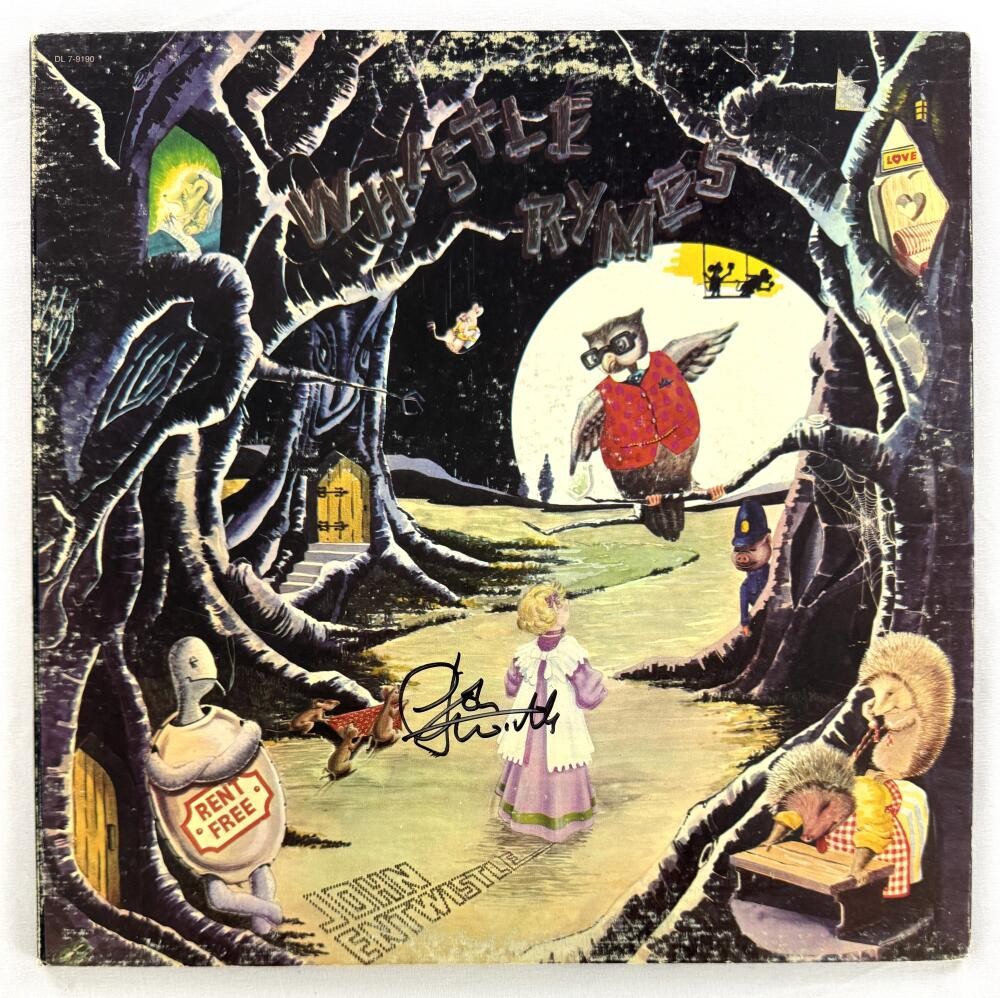 John Entwistle The Who Signed Autograph Album Vinyl Record Whistle Rymes JSA COA