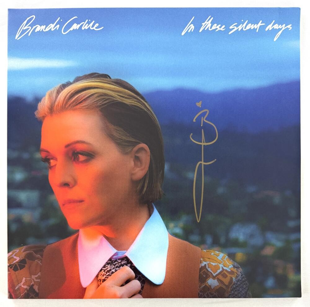 Brandi Carlile Signed Autograph Album Vinyl Record In These Silent Days JSA COA