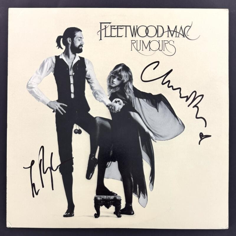 Christine McVie LBuckingham Signed Autograph Album Fleetwood Mac Rumours JSA COA