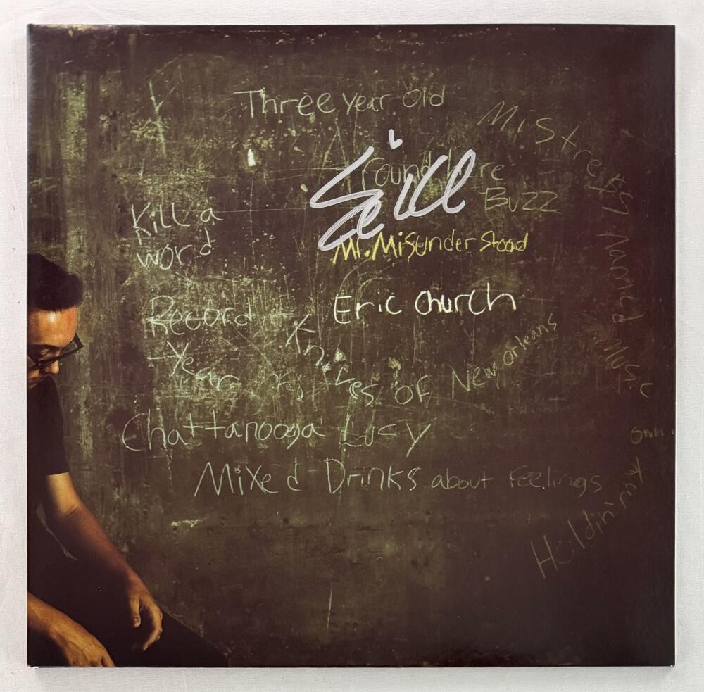 Eric Church Signed Autograph Album Vinyl Record - Mr Misunderstood Beckett COA
