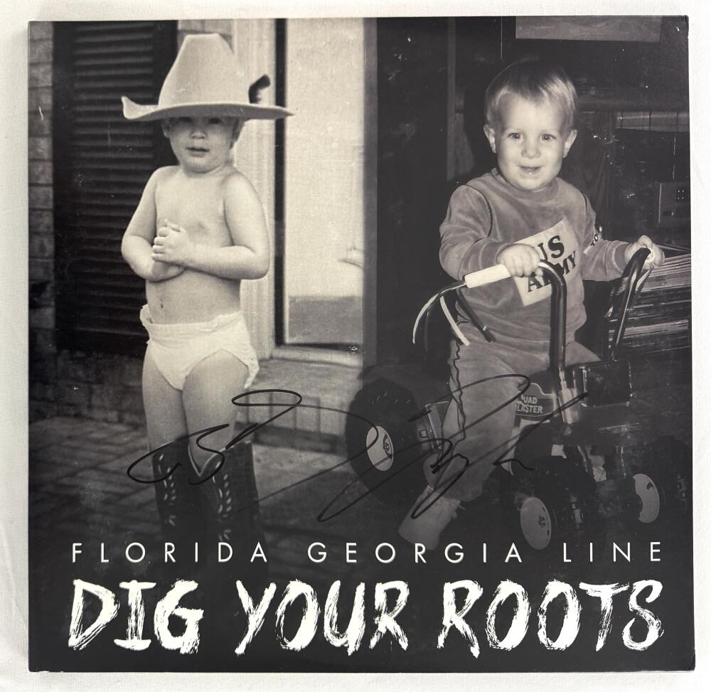 Florida Georgia Line Signed Autograph Album Record - Tyler & Brian Beckett COA