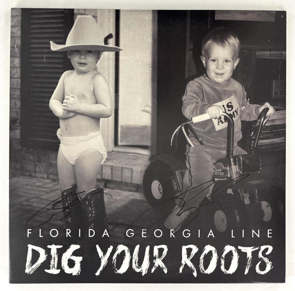 Brian Kelley & Tyler Hubbard Signed Autograph Album Vinyl Record w/ Beckett COA