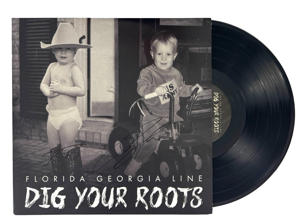 FGL Band Signed Autograph Album Vinyl Record LP - Dig Your Roots w/ Beckett COA