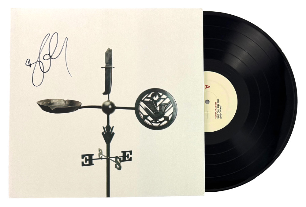 Jason Isbell Signed Autograph Album Vinyl Record LP - Weathervanes Beckett COA