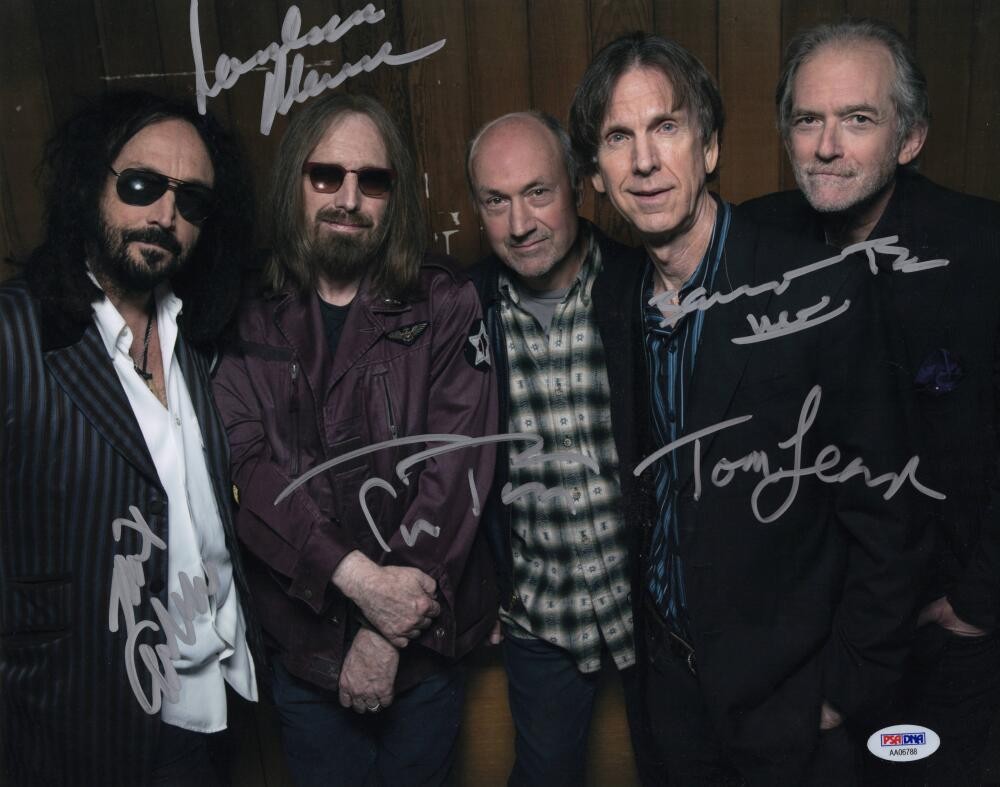 Mudcrutch Full Band Signed Autograph 11x14 Photo - Tom Petty +4 w/ PSA COA