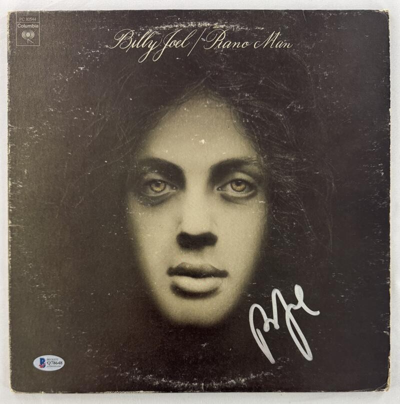 Billy Joel Signed Autograph Piano Man Album Vinyl Record LP w/ Beckett COA
