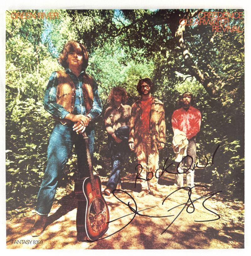 John Fogerty Signed Autograph Creedence Clearwater Revival Album Record LP COA