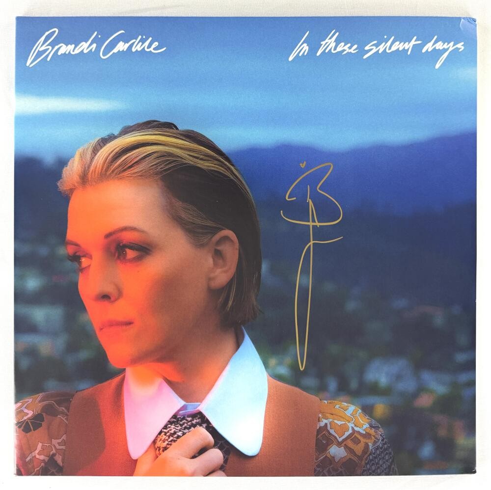 Brandi Carlile Signed Autograph In These Silent Days Album Record LP Beckett COA