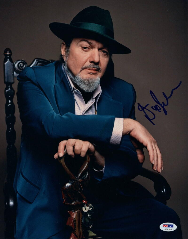 DR. JOHN SIGNED AUTOGRAPH 11X14 PHOTO - ROCK N ROLL HALL OF FAME, LEGEND, PSA