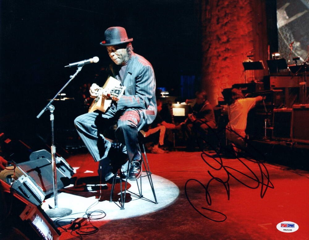 BUDDY GUY SIGNED AUTOGRAPH 11X14 PHOTO - ROCK, BLUES LEGEND, MUDDY WATERS, PSA