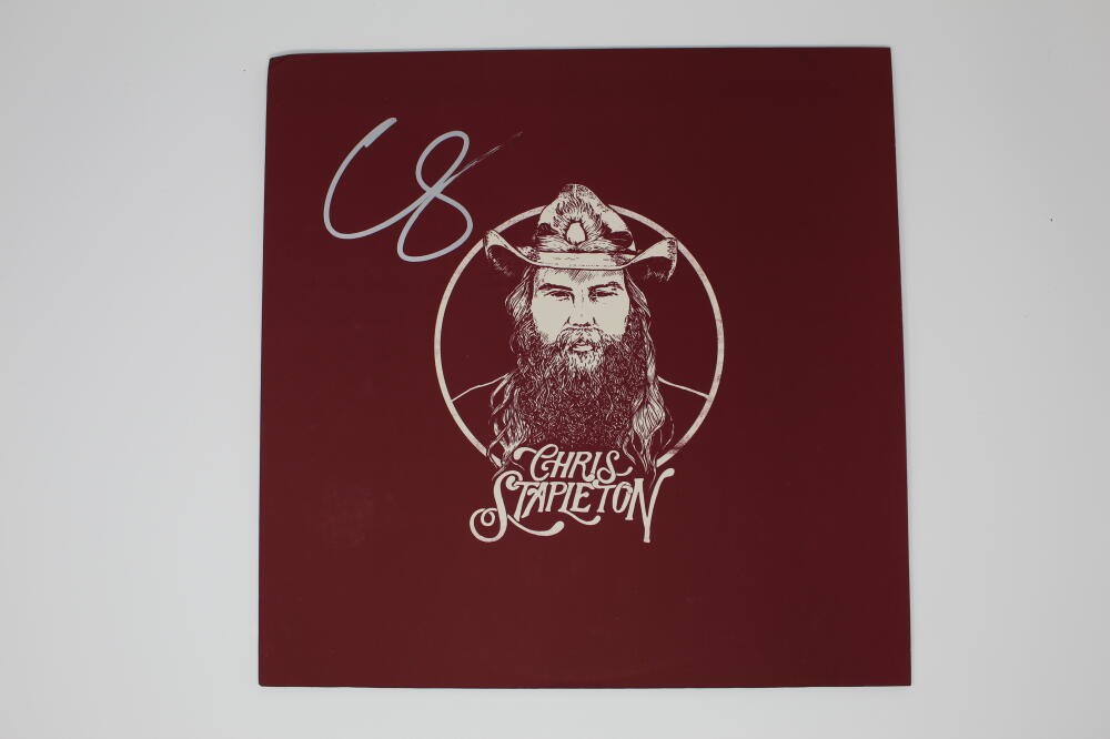 CHRIS STAPLETON SIGNED AUTOGRAPH ALBUM VINYL RECORD B - FROM A ROOM VOLUME 2 JSA