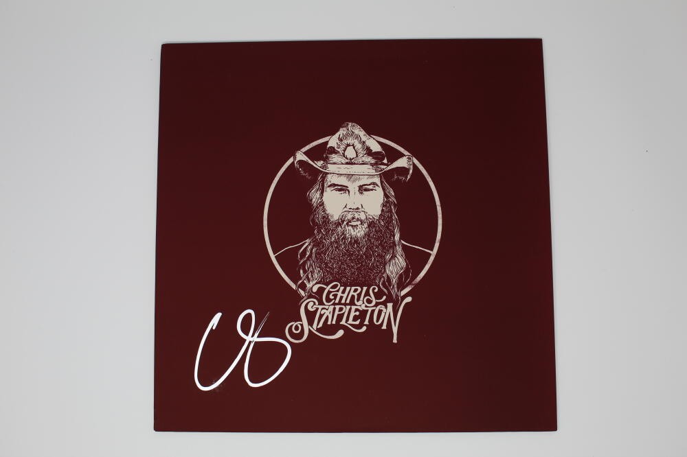 CHRIS STAPLETON SIGNED AUTOGRAPH ALBUM VINYL RECORD C - FROM A ROOM VOLUME 2 JSA