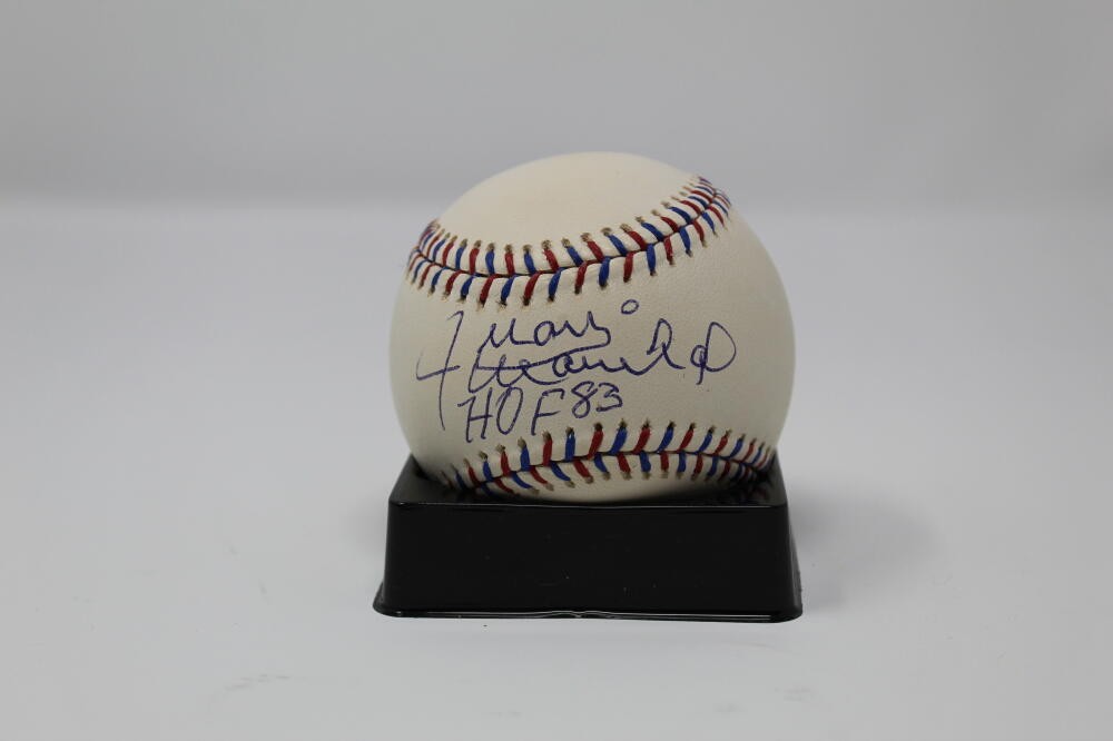 JUAN MARICHAL SIGNED AUTOGRAPH BASEBALL BALL - SAN FRANCISCO GIANTS HOF PSA