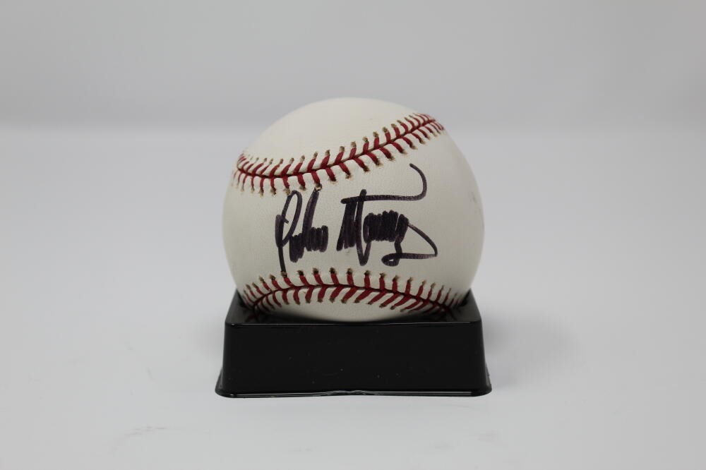 PEDRO MARTINEZ SIGNED AUTOGRAPH OFFICIAL MAJOR LEAGUE BASEBALL - RED SOX HOF PSA