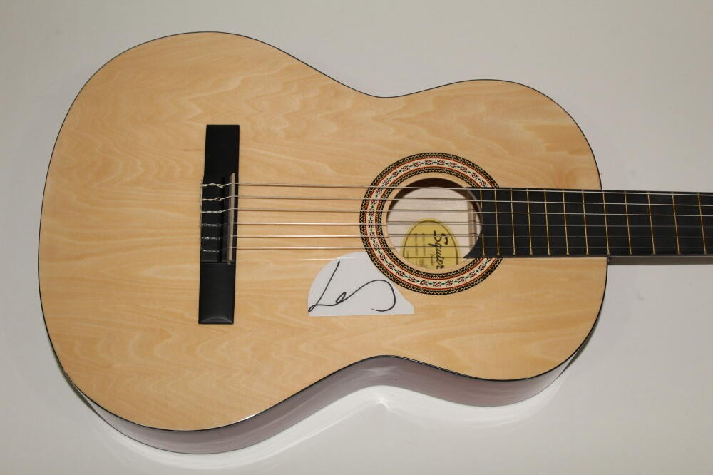 LOUIS TOMLINSON SIGNED AUTOGRAPH FENDER BRAND ACOUSTIC GUITAR - ONE DIRECTION 1D