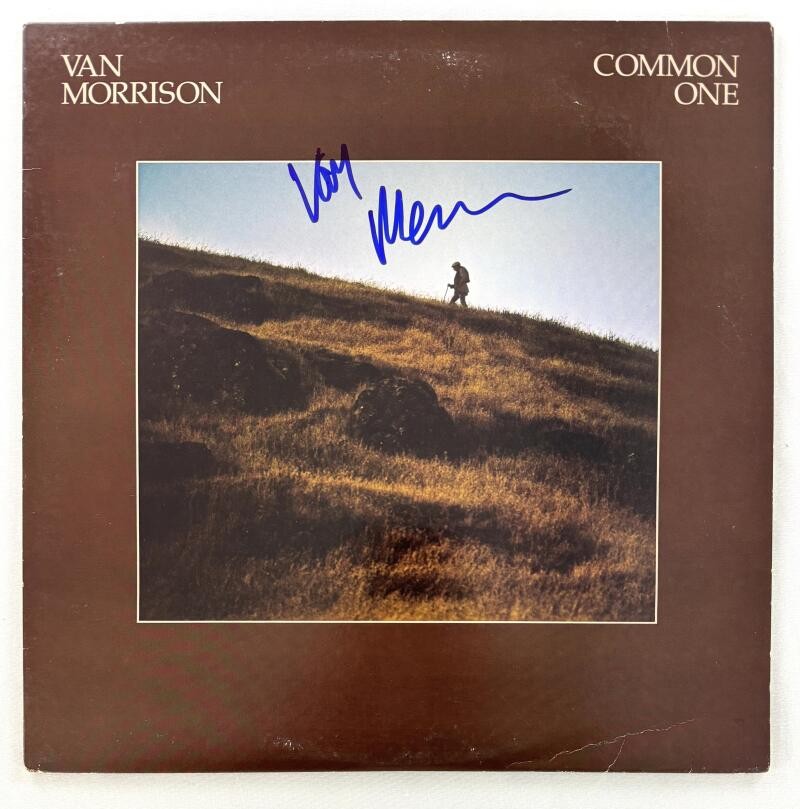 Van Morrison Signed Autograph Album Vinyl Record LP - Common One w/ Beckett COA