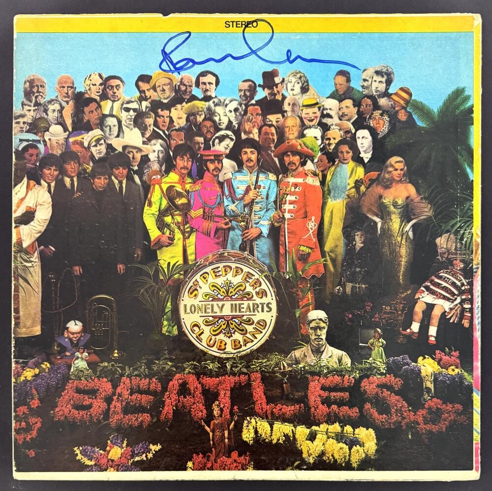 Paul McCartney The Beatles Signed Autograph Album Record Sgt Peppers w/ JSA COA
