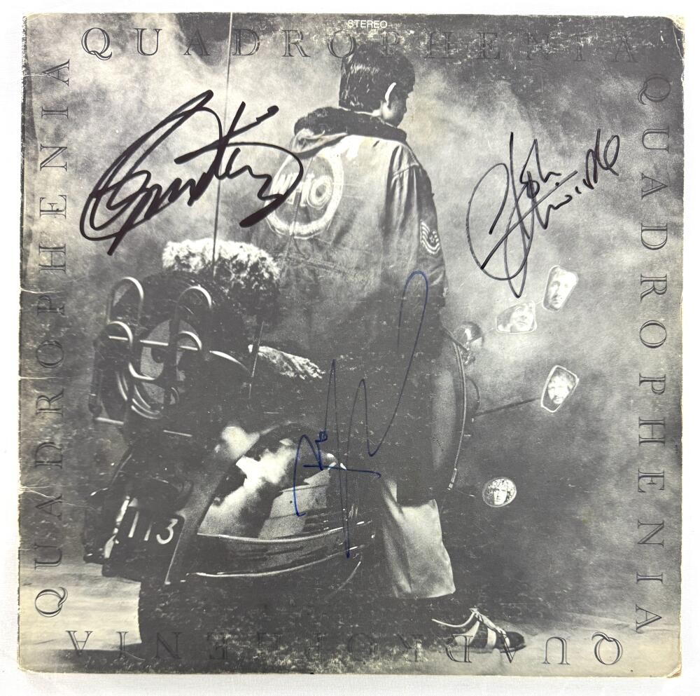 The Who Signed Autograph Album Record - John Entwistle Daltrey Townshend JSA COA