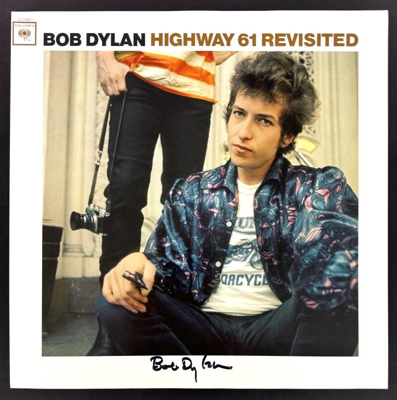 Bob Dylan Signed Autograph Album Vinyl Record Highway 61 Revisited Rosen JSA COA