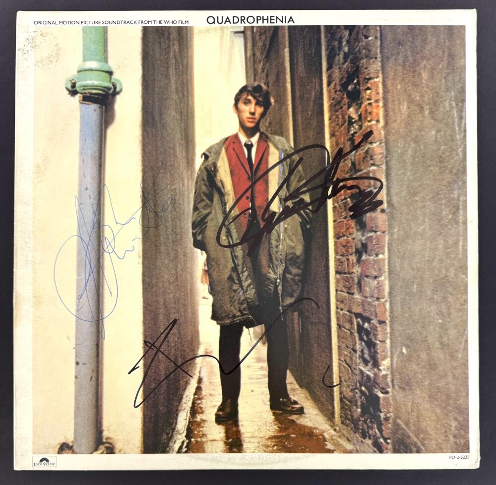 The Who Signed Autograph Album Vinyl Record Entwistle Daltrey Townshend JSA COA